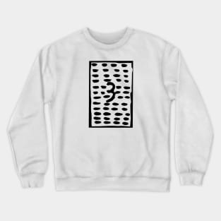 The number three . Crewneck Sweatshirt